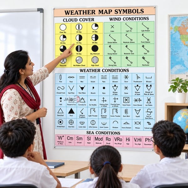 Weather Map Symbols Chart